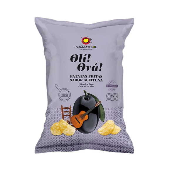 Kartoffelchips Olivengeschmack (115g) Plaza del Sol - Araxxon